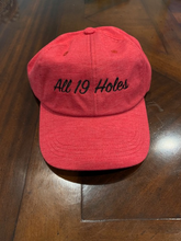 Load image into Gallery viewer, Script All 19 holes hat  (one size)